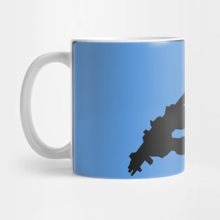 Shoot the Runner-Major League Titanfall 2 (Blue, Transparency, Orange) Mug